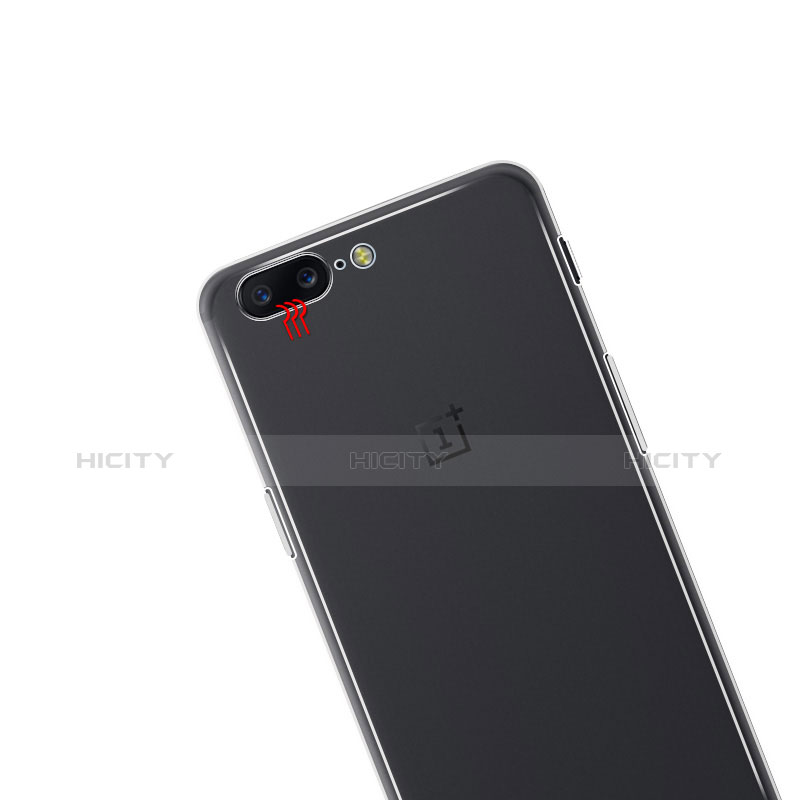 Silikon Hülle Handyhülle Ultradünn Tasche Durchsichtig Transparent für OnePlus 5 Klar groß