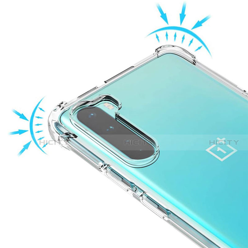 Silikon Hülle Handyhülle Ultradünn Tasche Durchsichtig Transparent für OnePlus Nord Klar