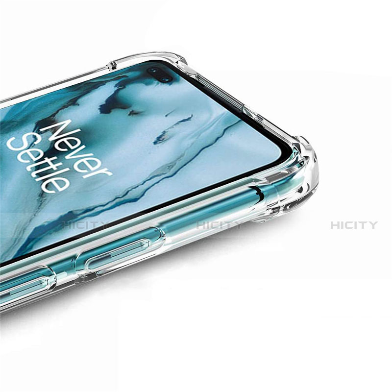 Silikon Hülle Handyhülle Ultradünn Tasche Durchsichtig Transparent für OnePlus Nord Klar