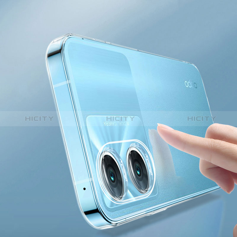 Silikon Hülle Handyhülle Ultradünn Tasche Durchsichtig Transparent für Oppo A58x 5G Klar