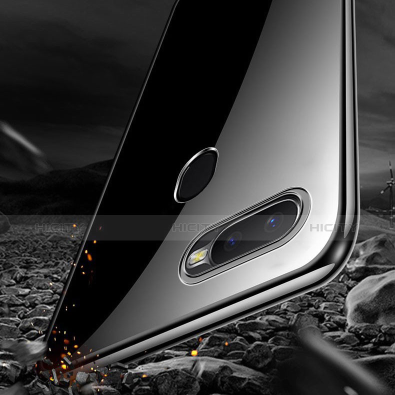 Silikon Hülle Handyhülle Ultradünn Tasche Durchsichtig Transparent für Oppo A7 Klar groß