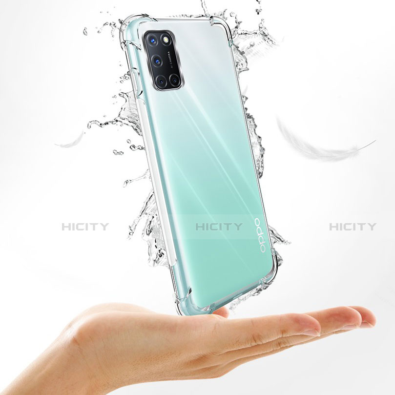 Silikon Hülle Handyhülle Ultradünn Tasche Durchsichtig Transparent für Oppo A72 Klar groß