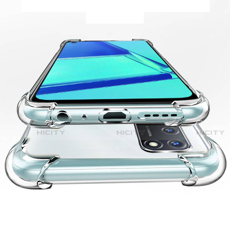 Silikon Hülle Handyhülle Ultradünn Tasche Durchsichtig Transparent für Oppo A72 Klar groß