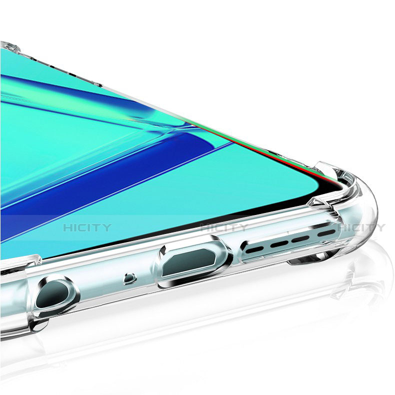 Silikon Hülle Handyhülle Ultradünn Tasche Durchsichtig Transparent für Oppo A72 Klar groß