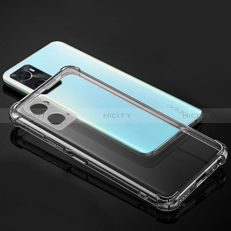 Silikon Hülle Handyhülle Ultradünn Tasche Durchsichtig Transparent für Oppo A96 4G Klar