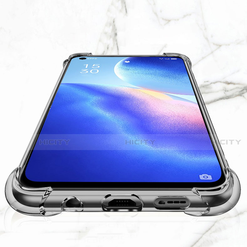 Silikon Hülle Handyhülle Ultradünn Tasche Durchsichtig Transparent für Oppo Find X3 Lite 5G Klar groß