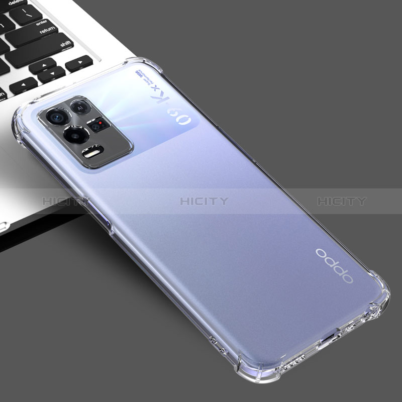 Silikon Hülle Handyhülle Ultradünn Tasche Durchsichtig Transparent für Oppo K9X 5G Klar
