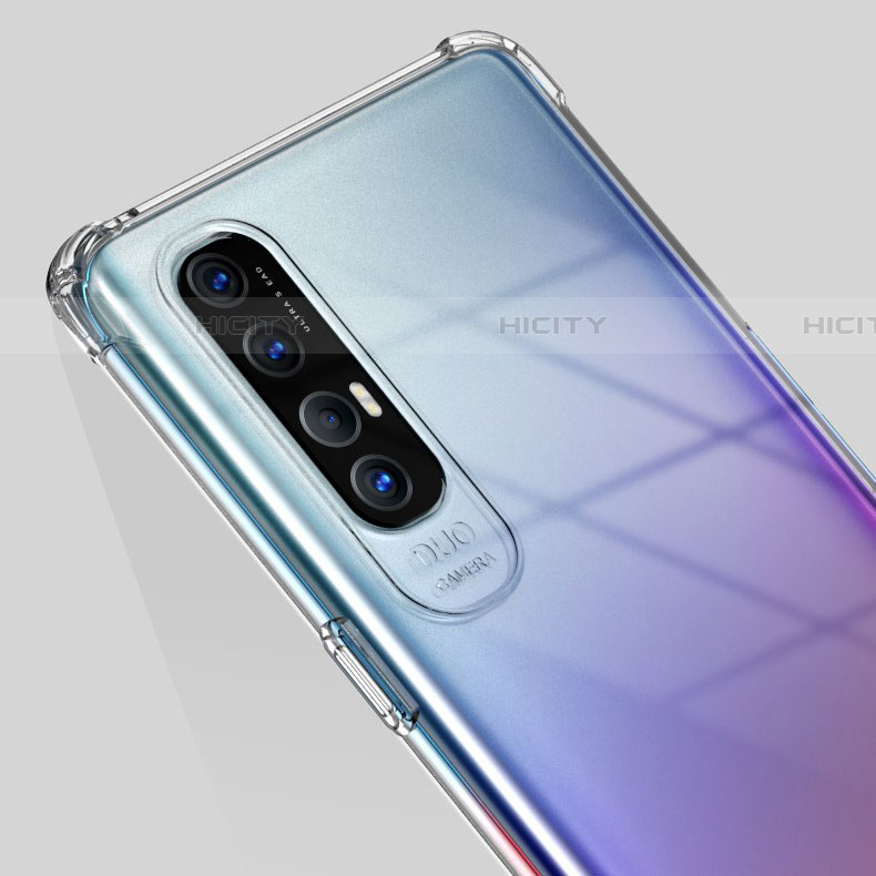 Silikon Hülle Handyhülle Ultradünn Tasche Durchsichtig Transparent für Oppo Reno3 Pro Klar groß