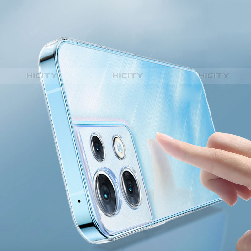 Silikon Hülle Handyhülle Ultradünn Tasche Durchsichtig Transparent für Oppo Reno9 5G Klar groß