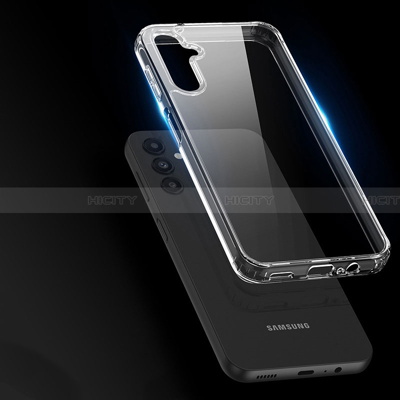 Silikon Hülle Handyhülle Ultradünn Tasche Durchsichtig Transparent für Samsung Galaxy A14 5G Klar groß