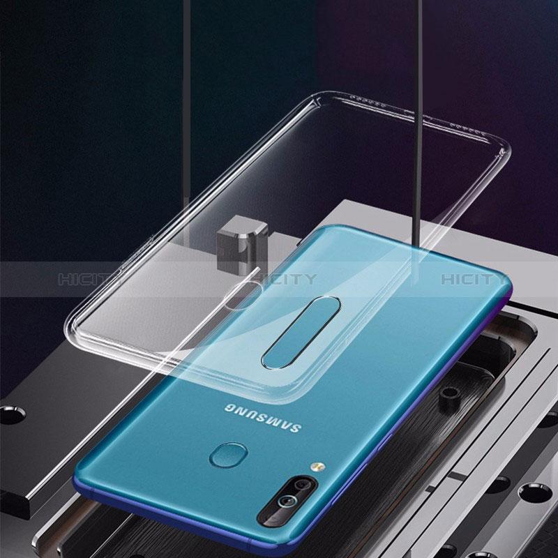Silikon Hülle Handyhülle Ultradünn Tasche Durchsichtig Transparent für Samsung Galaxy A40s Klar groß