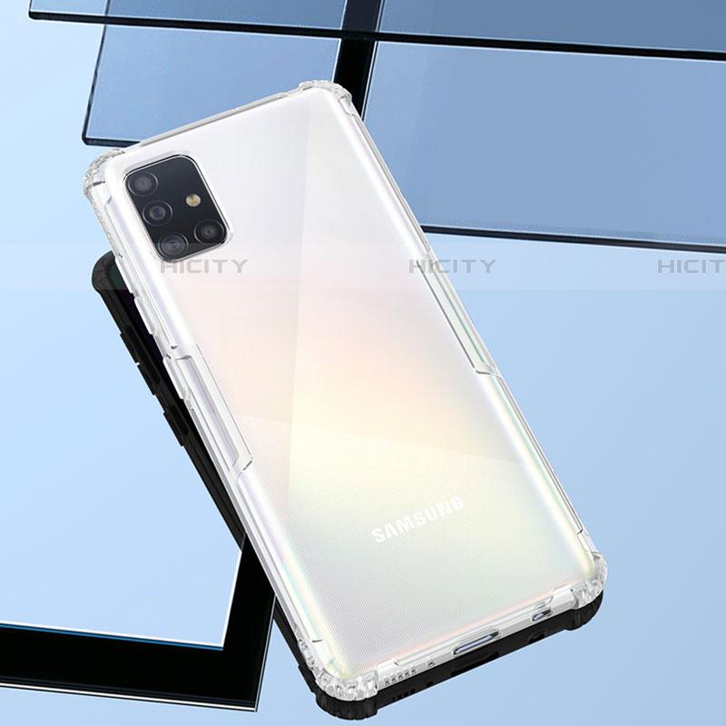 Silikon Hülle Handyhülle Ultradünn Tasche Durchsichtig Transparent für Samsung Galaxy A51 5G Klar groß