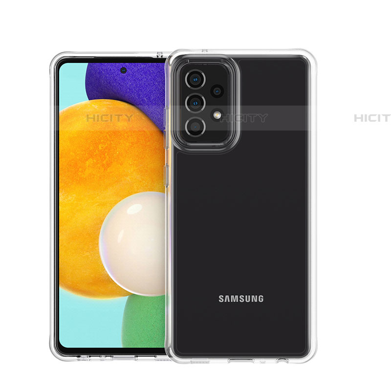 Silikon Hülle Handyhülle Ultradünn Tasche Durchsichtig Transparent für Samsung Galaxy A52 5G Klar Plus