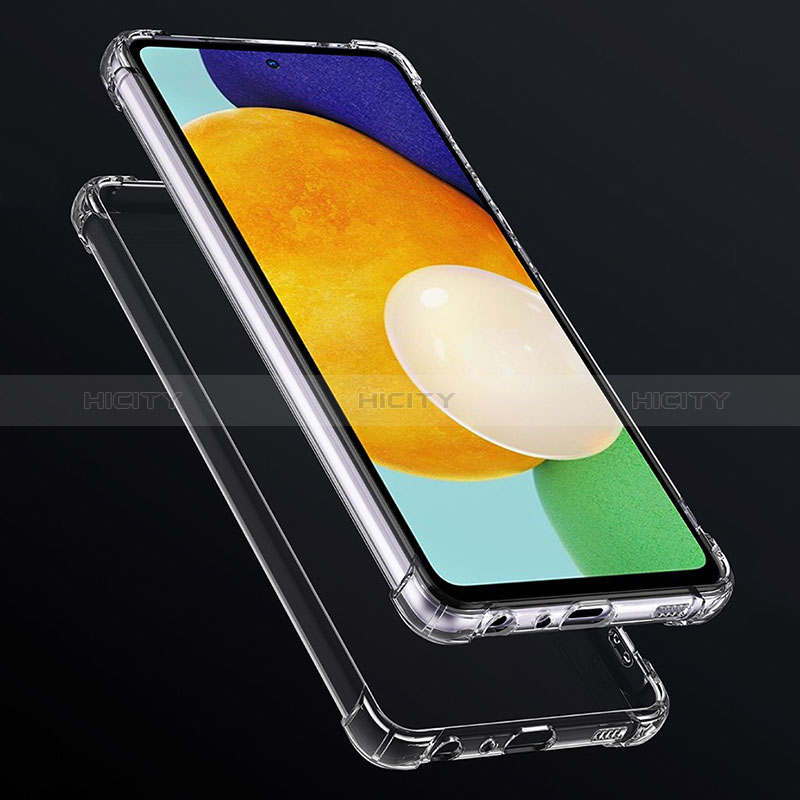 Silikon Hülle Handyhülle Ultradünn Tasche Durchsichtig Transparent für Samsung Galaxy A52s 5G Klar groß