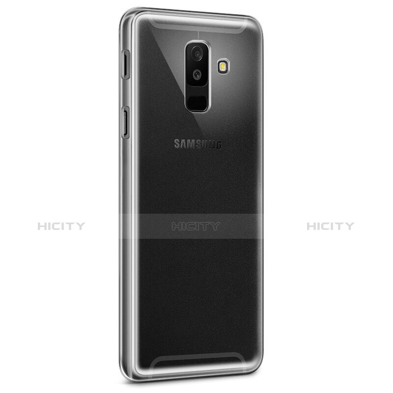 Silikon Hülle Handyhülle Ultradünn Tasche Durchsichtig Transparent für Samsung Galaxy A6 Plus (2018) Klar groß