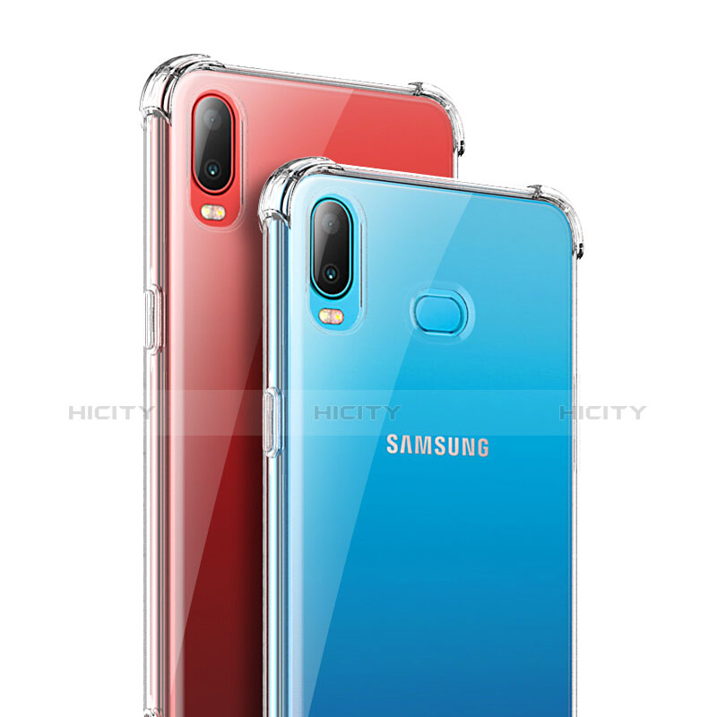 Silikon Hülle Handyhülle Ultradünn Tasche Durchsichtig Transparent für Samsung Galaxy A6s Klar groß
