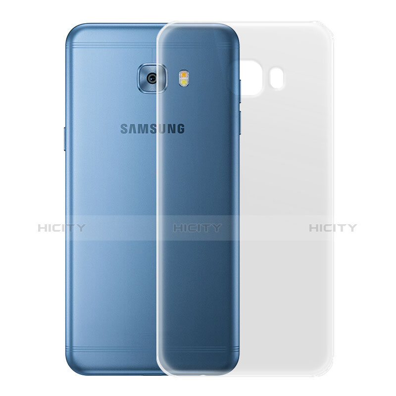 Silikon Hülle Handyhülle Ultradünn Tasche Durchsichtig Transparent für Samsung Galaxy C7 Pro C7010 Klar Plus