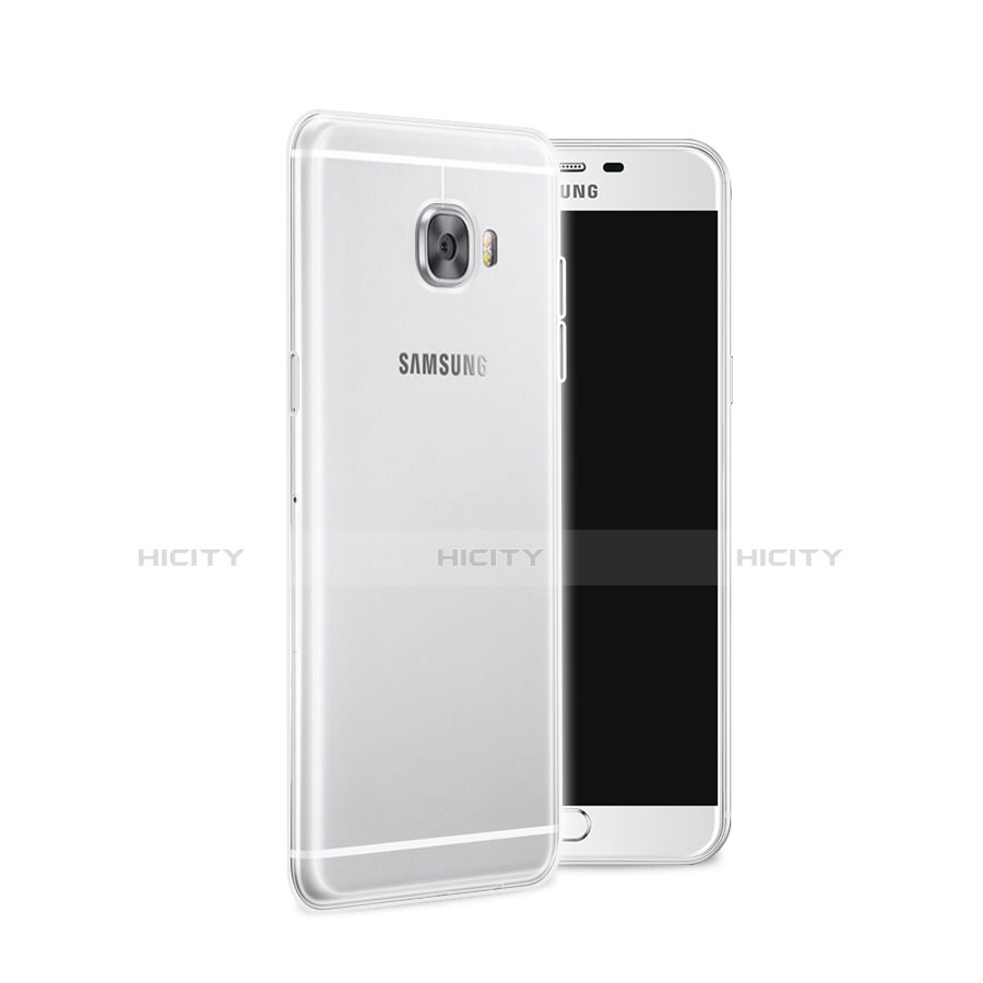 Silikon Hülle Handyhülle Ultradünn Tasche Durchsichtig Transparent für Samsung Galaxy C7 SM-C7000 Klar Plus