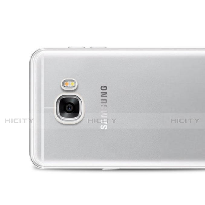 Silikon Hülle Handyhülle Ultradünn Tasche Durchsichtig Transparent für Samsung Galaxy C7 SM-C7000 Klar groß