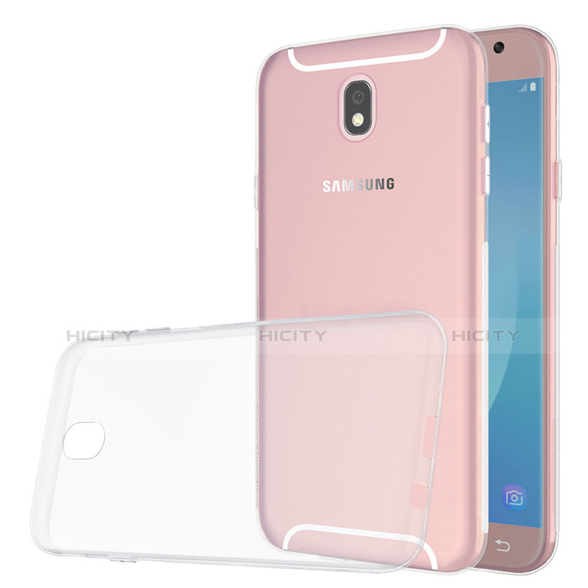 Silikon Hülle Handyhülle Ultradünn Tasche Durchsichtig Transparent für Samsung Galaxy J5 (2017) SM-J750F Klar Plus