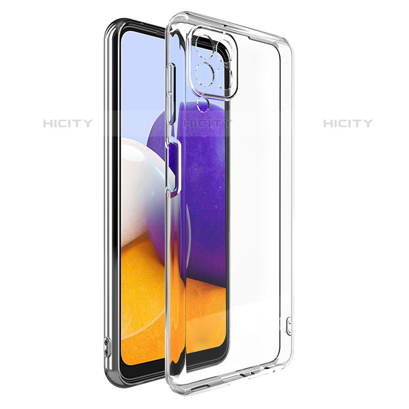 Silikon Hülle Handyhülle Ultradünn Tasche Durchsichtig Transparent für Samsung Galaxy M22 4G Klar Plus