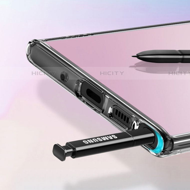Silikon Hülle Handyhülle Ultradünn Tasche Durchsichtig Transparent für Samsung Galaxy Note 10 Plus 5G Klar groß