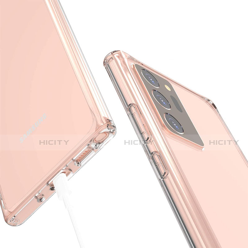 Silikon Hülle Handyhülle Ultradünn Tasche Durchsichtig Transparent für Samsung Galaxy Note 20 Ultra 5G Klar groß