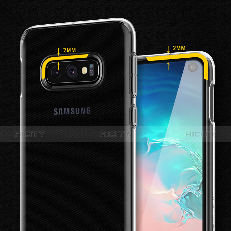Silikon Hülle Handyhülle Ultradünn Tasche Durchsichtig Transparent für Samsung Galaxy S10e Klar groß