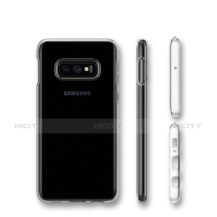 Silikon Hülle Handyhülle Ultradünn Tasche Durchsichtig Transparent für Samsung Galaxy S10e Klar groß