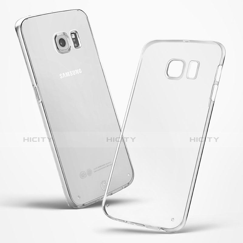 Silikon Hülle Handyhülle Ultradünn Tasche Durchsichtig Transparent für Samsung Galaxy S6 Edge SM-G925 Klar Plus