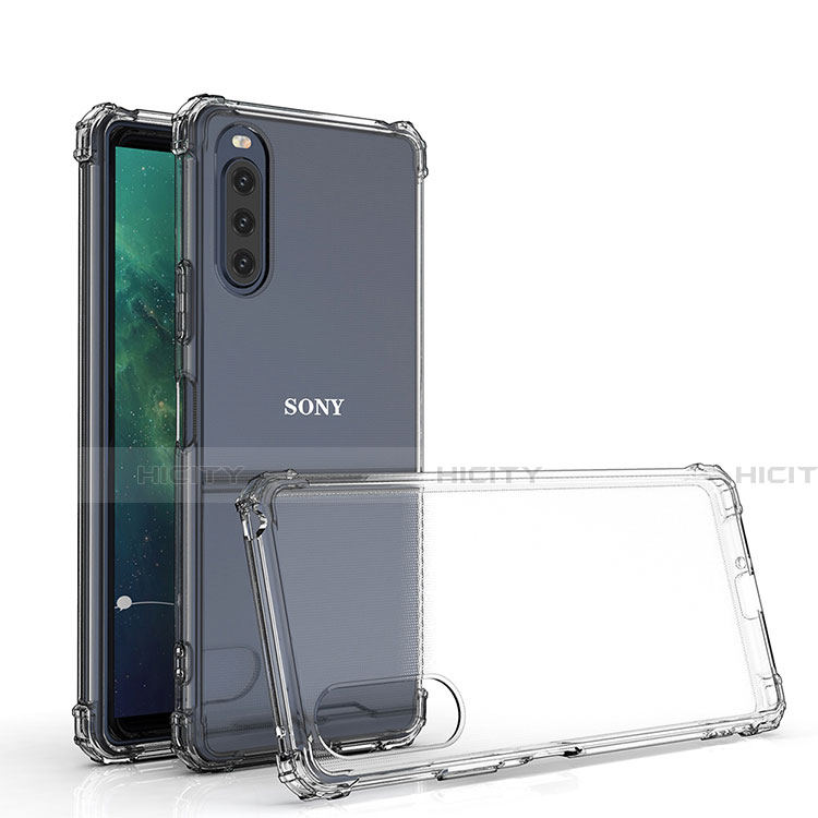 Silikon Hülle Handyhülle Ultradünn Tasche Durchsichtig Transparent für Sony Xperia 10 II Klar