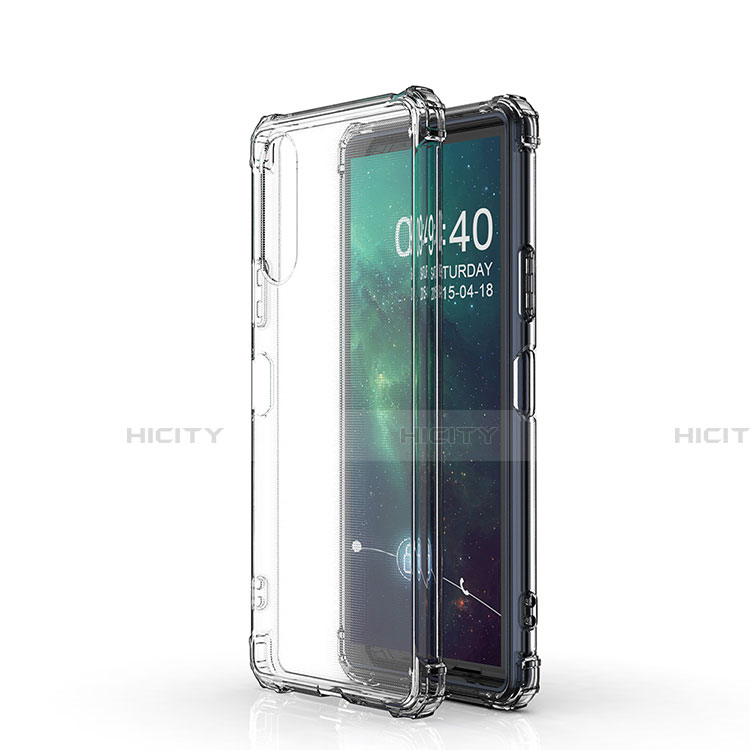 Silikon Hülle Handyhülle Ultradünn Tasche Durchsichtig Transparent für Sony Xperia 10 II Klar