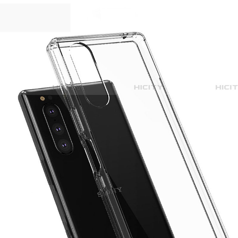 Silikon Hülle Handyhülle Ultradünn Tasche Durchsichtig Transparent für Sony Xperia 5 Klar