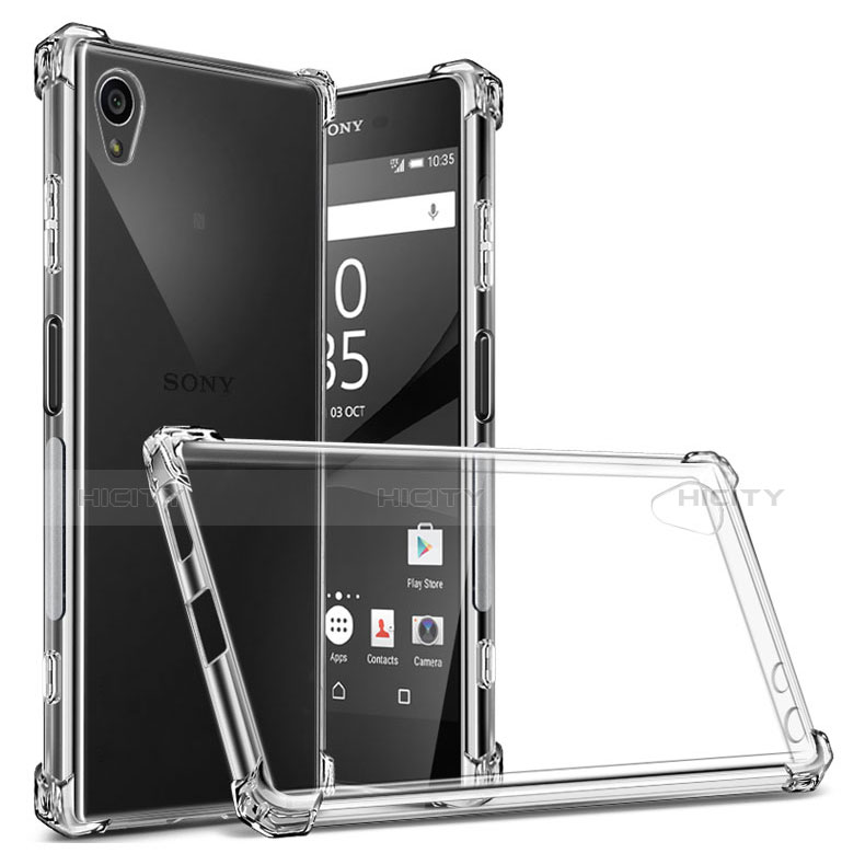 Silikon Hülle Handyhülle Ultradünn Tasche Durchsichtig Transparent für Sony Xperia XA1 Plus Klar Plus