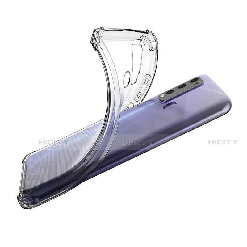 Silikon Hülle Handyhülle Ultradünn Tasche Durchsichtig Transparent für Vivo Y50 Klar