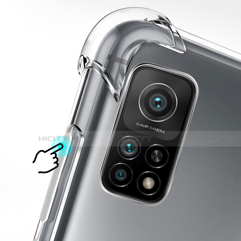 Silikon Hülle Handyhülle Ultradünn Tasche Durchsichtig Transparent für Xiaomi Mi 10T 5G Klar groß