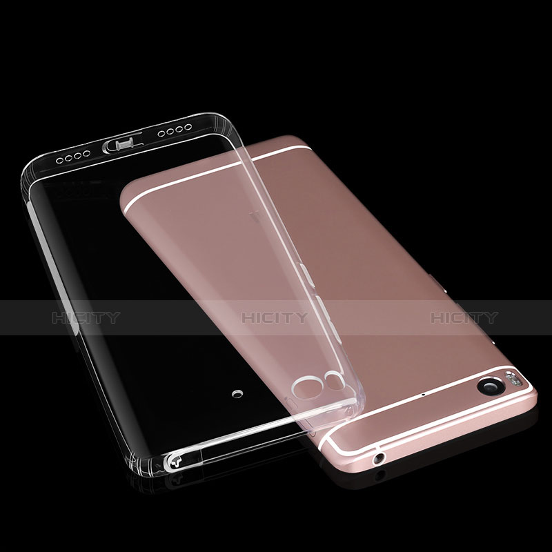 Silikon Hülle Handyhülle Ultradünn Tasche Durchsichtig Transparent für Xiaomi Mi 5S 4G Klar groß