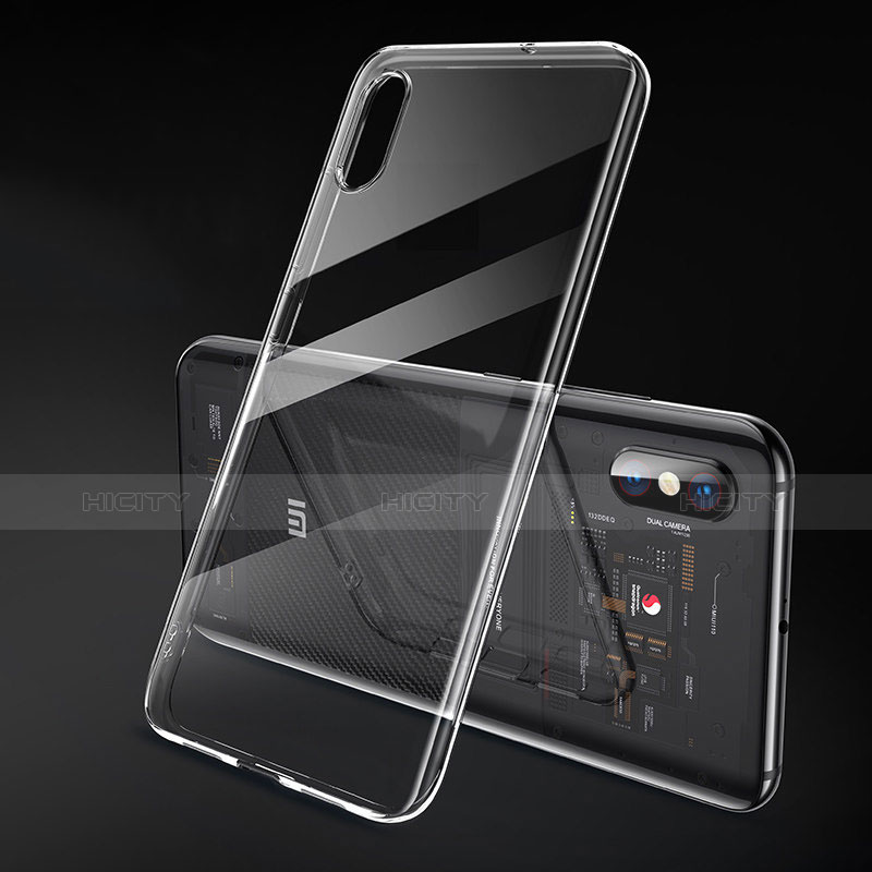 Silikon Hülle Handyhülle Ultradünn Tasche Durchsichtig Transparent für Xiaomi Mi 8 Explorer Klar groß
