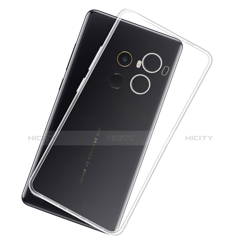 Silikon Hülle Handyhülle Ultradünn Tasche Durchsichtig Transparent für Xiaomi Mi Mix 2 Klar groß