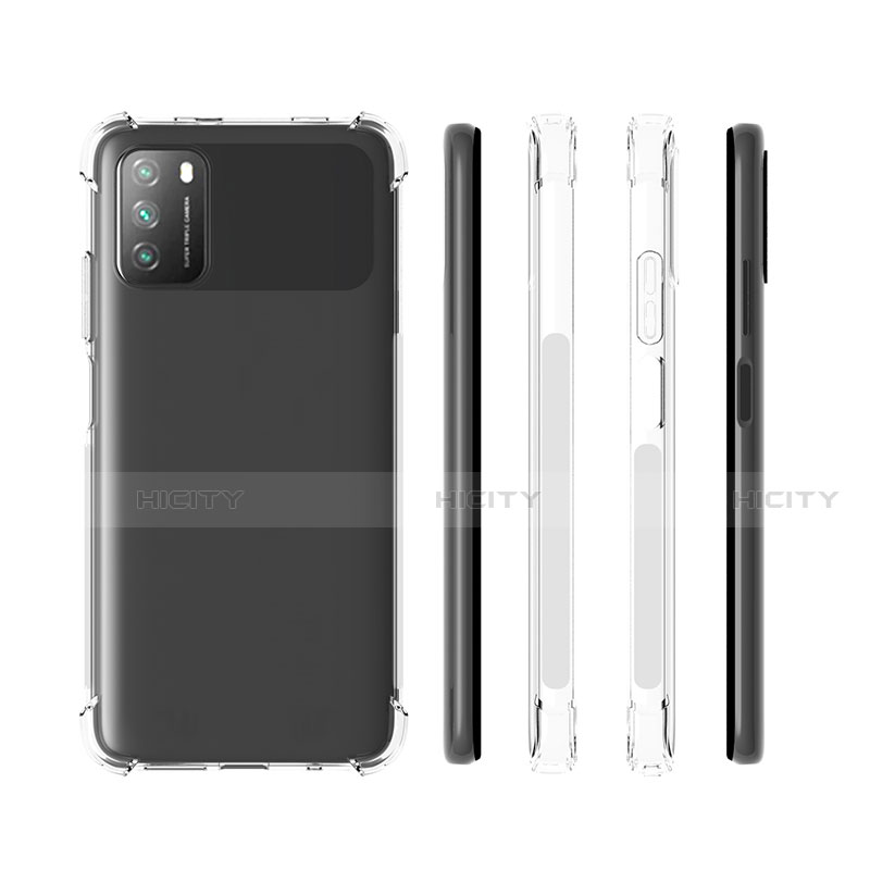 Silikon Hülle Handyhülle Ultradünn Tasche Durchsichtig Transparent für Xiaomi Poco M3 Klar