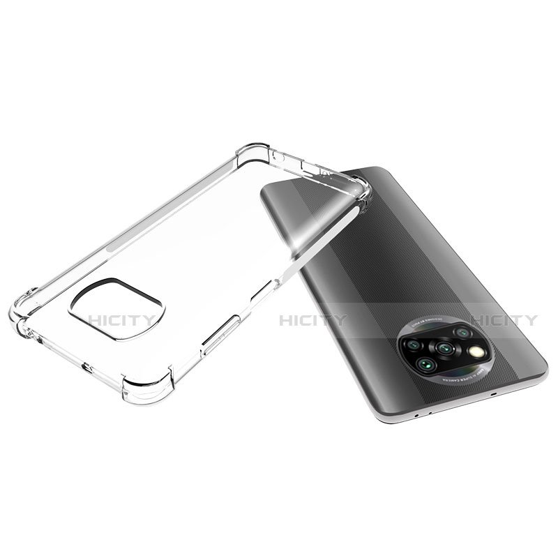 Silikon Hülle Handyhülle Ultradünn Tasche Durchsichtig Transparent für Xiaomi Poco X3 NFC Klar