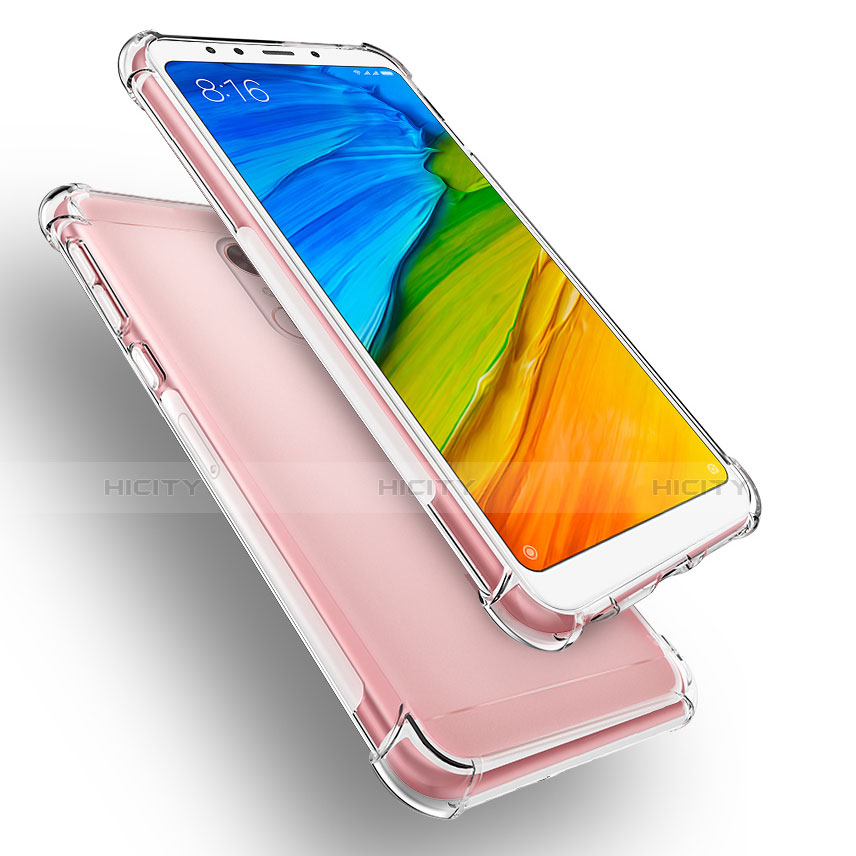 Silikon Hülle Handyhülle Ultradünn Tasche Durchsichtig Transparent für Xiaomi Redmi 5 Plus Klar
