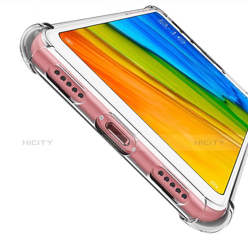 Silikon Hülle Handyhülle Ultradünn Tasche Durchsichtig Transparent für Xiaomi Redmi Note 5 Indian Version Klar groß