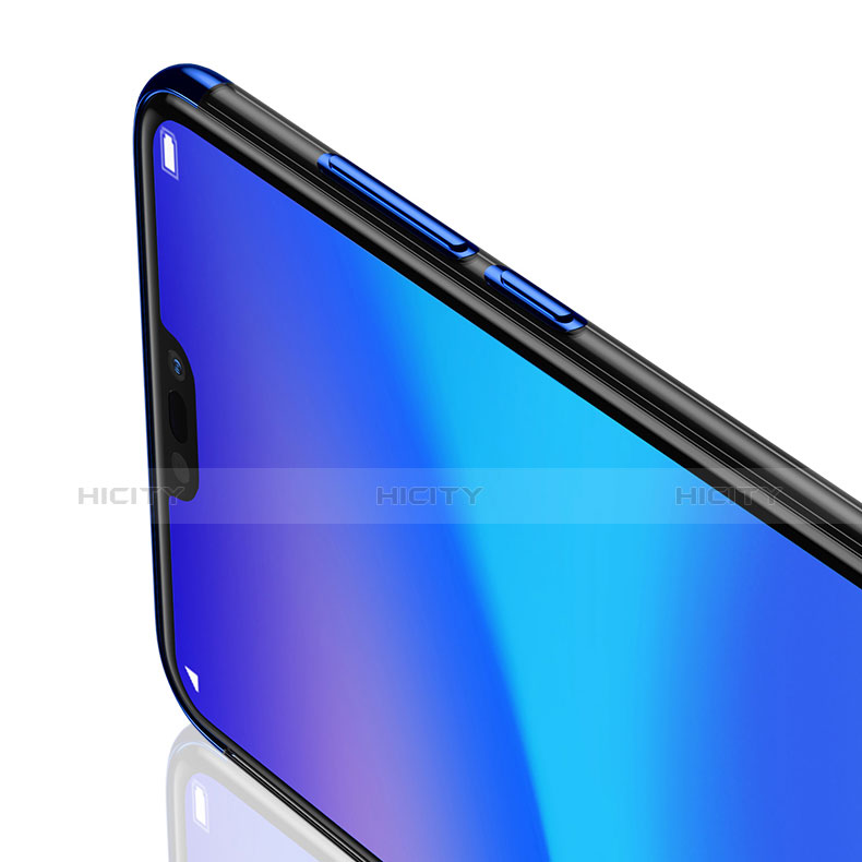 Silikon Hülle Handyhülle Ultradünn Tasche Durchsichtig Transparent mit Fingerring Ständer für Huawei Nova 3e Blau