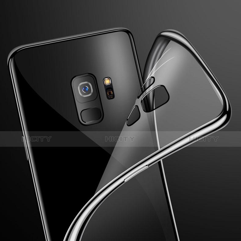 Silikon Hülle Handyhülle Ultradünn Tasche Durchsichtig Transparent mit Fingerring Ständer für Samsung Galaxy S9 Klar