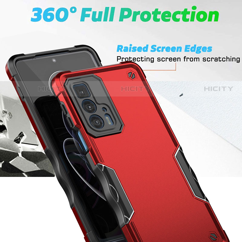 Silikon Hülle Handyhülle und Kunststoff Schutzhülle Hartschalen Tasche für Motorola Moto Edge 20 Pro 5G groß