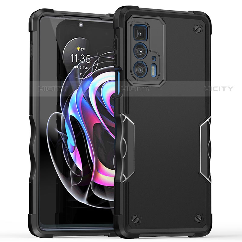 Silikon Hülle Handyhülle und Kunststoff Schutzhülle Hartschalen Tasche für Motorola Moto Edge 20 Pro 5G groß