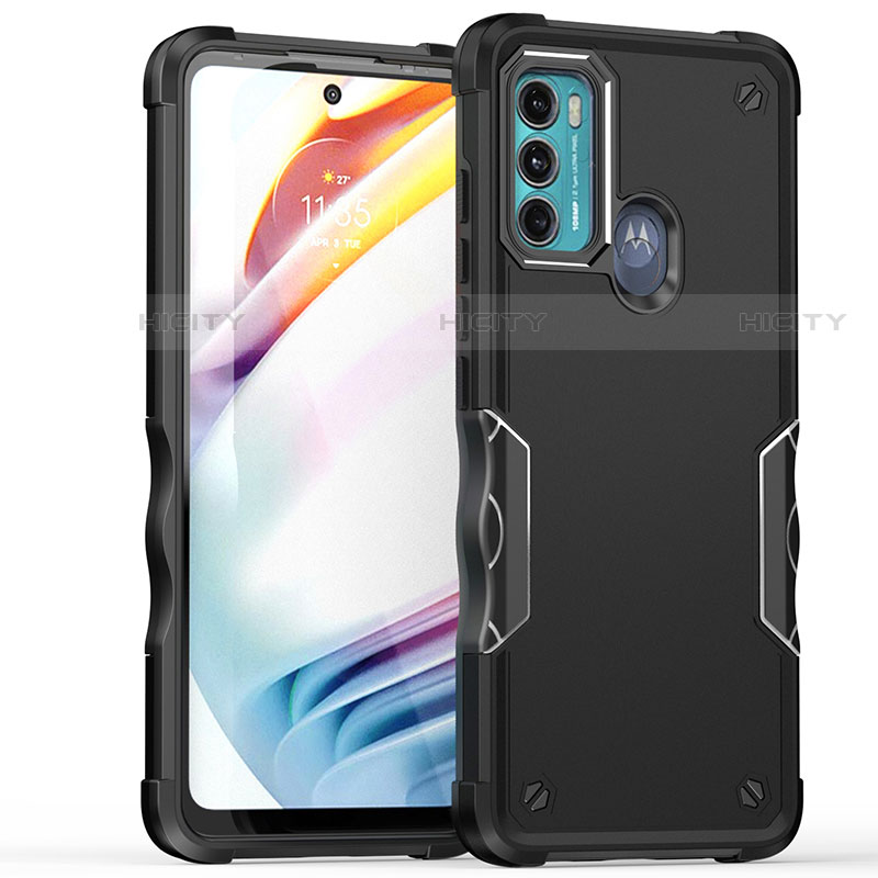 Silikon Hülle Handyhülle und Kunststoff Schutzhülle Hartschalen Tasche für Motorola Moto G60