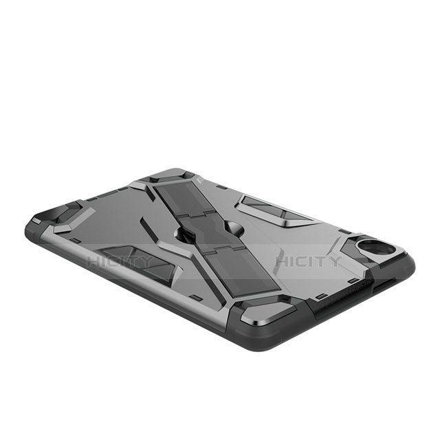 Silikon Hülle Handyhülle und Kunststoff Schutzhülle Hartschalen Tasche mit Ständer A02 für Huawei MediaPad M6 10.8 groß