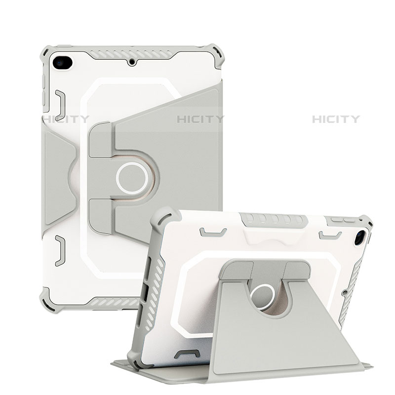 Silikon Hülle Handyhülle und Kunststoff Schutzhülle Hartschalen Tasche mit Ständer L04 für Apple iPad Mini 5 (2019)